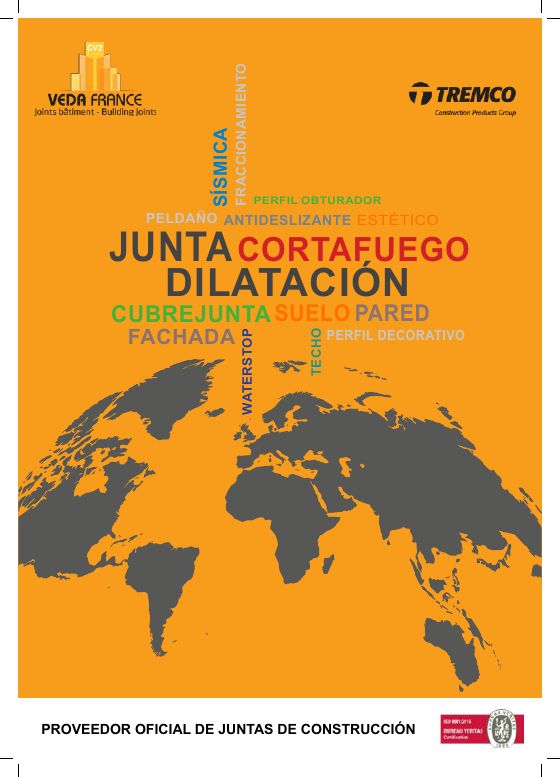 Juntas de dilatación y cortafuego — Veda France